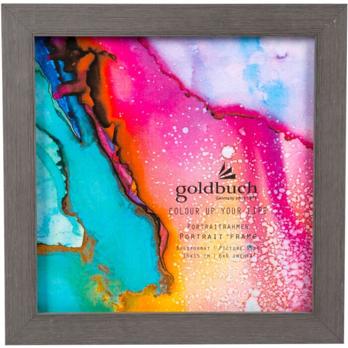 Cornice per quadri Colour up your life 15x15 cm grigio scuro