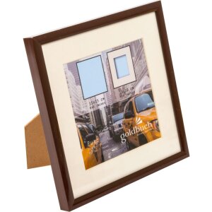 Cornice in plastica Puro 15x15 cm marrone