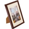 Cornice in plastica Puro 10x15 cm marrone