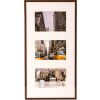 Cornice Puro 3 foto 10x15 cm marrone
