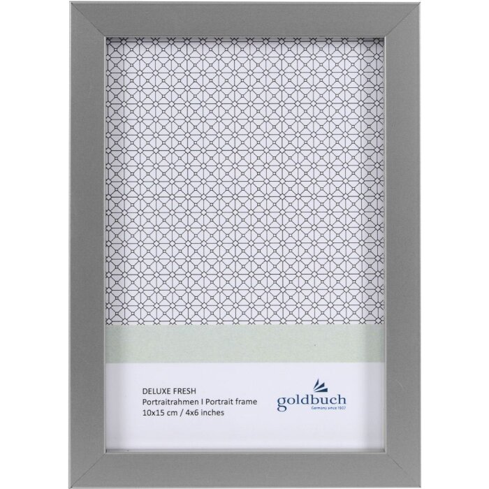 Cornice per foto Deluxe 10x15 cm argento