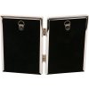 Doppia cornice Fine 2 foto 9x13 cm argento formato ritratto