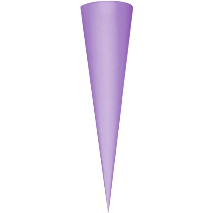 Cono scuola vuoto 70 cm viola