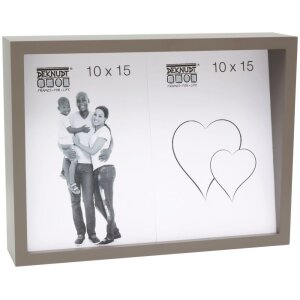 S68QK9 Portafoto da 10x15 cm a 15x20 cm color tortora