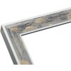 S40JE7 Struttura in legno grigio con sfumature oro e grigio scuro