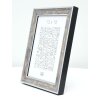 S40JE7 Struttura in legno grigio con sfumature oro e grigio scuro