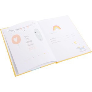 Goldbuch Diario del bambino Welcome little one giallo 21x28 cm 44 pagine illustrate