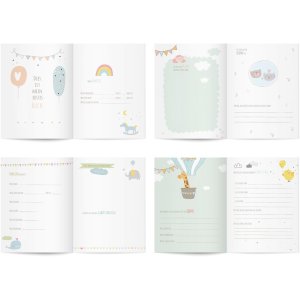 Goldbuch Diario del bambino Welcome little one giallo 21x28 cm 44 pagine illustrate
