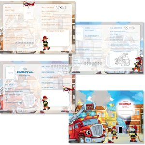 Libro degli amici dei vigili del fuoco 15x21 cm Kindergarten