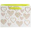 Fiori nel cuore borsa regalo 18x10 cm