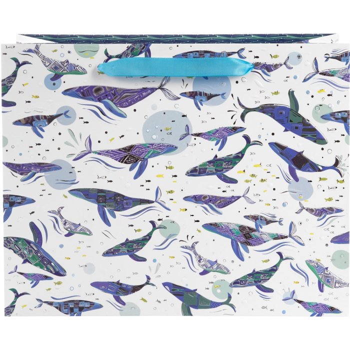 Borsa regalo Oceano Blu 27x13x33 cm