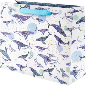 Borsa regalo Oceano Blu 27x13x33 cm
