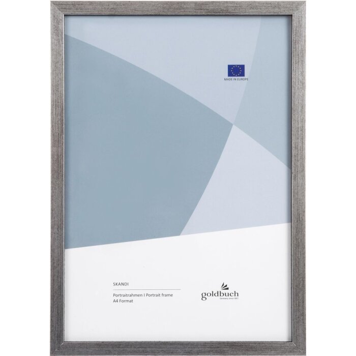 Portafoto in legno Skandi 21x30 cm argento