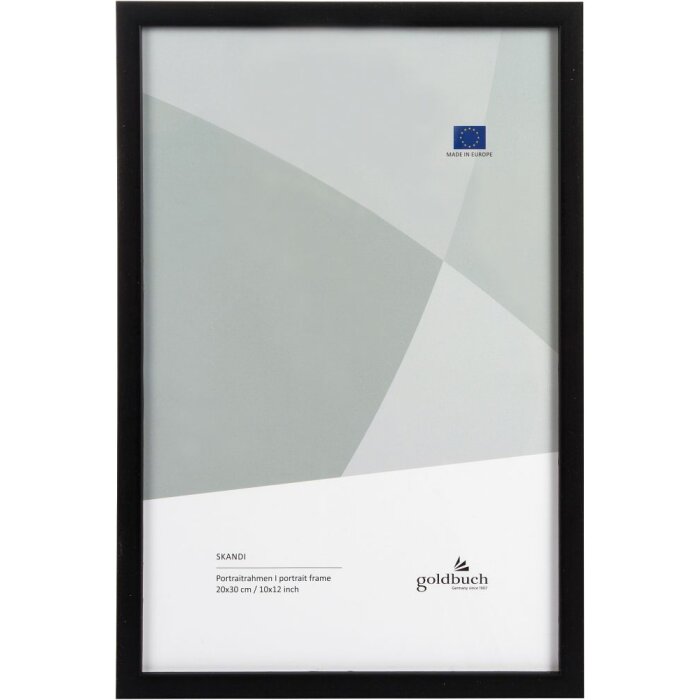 Portafoto in legno Skandi 20x30 cm nero