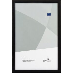 Portafoto in legno Skandi 20x30 cm nero