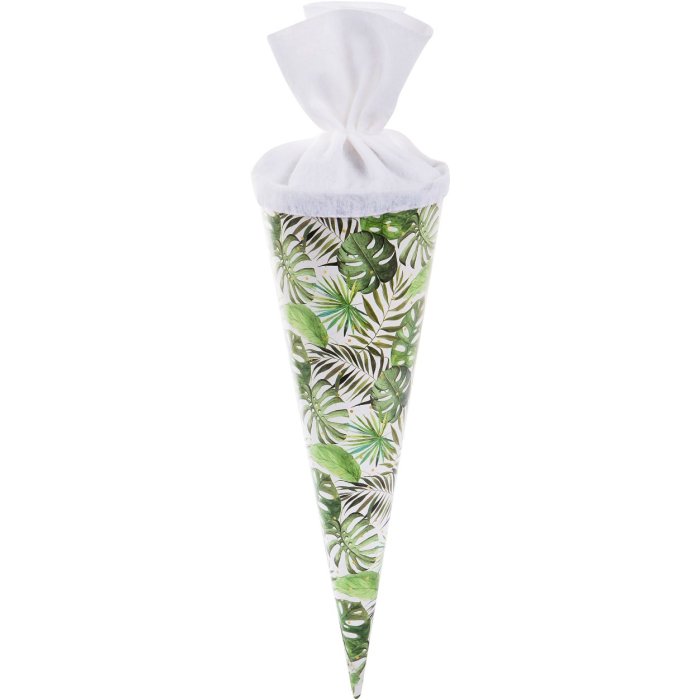 Cono scolastico 35 cm Monstera