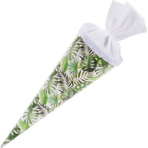 Cono scolastico 35 cm Monstera