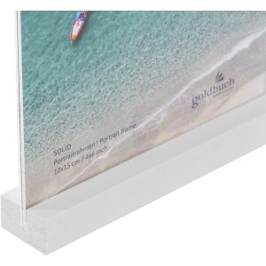 Cornice per foto in acrilico Solid 10x15 cm bianco