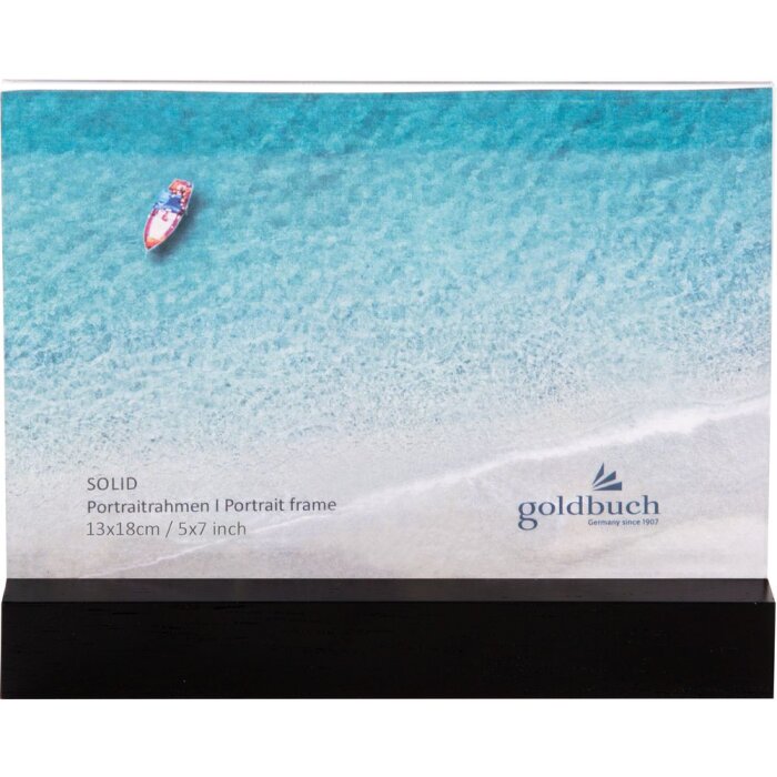 Cornice per foto in acrilico Solid 13x18 cm nero