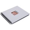 HNFD Album a spirale Khari bianco a coste 24x25 cm 50 pagine nere