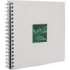 HNFD Album a spirale Khari grigio ghiaccio a coste 24x25 cm 50 pagine nere