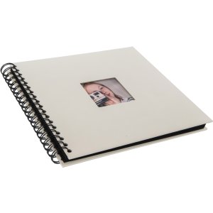 HNFD album a spirale Khari a lume di candela 24x25 cm 50 pagine nere