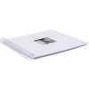 Album a spirale Khari bianco a righe bianche 24x25 cm