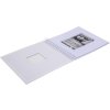 Album a spirale Khari bianco a righe bianche 24x25 cm