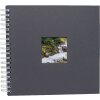 HNFD Album a spirale Khari ardesia a coste 24x25 cm 50 pagine bianche