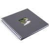 HNFD Album a spirale Khari ardesia a coste 24x25 cm 50 pagine bianche