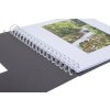HNFD Album a spirale Khari ardesia a coste 24x25 cm 50 pagine bianche