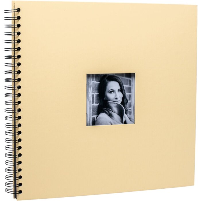 HNFD Album a spirale Khari melone a coste 33x33 cm 50 pagine nere