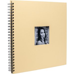HNFD Album a spirale Khari melone a coste 33x33 cm 50 pagine nere