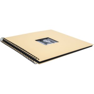 HNFD Album a spirale Khari melone a coste 33x33 cm 50 pagine nere