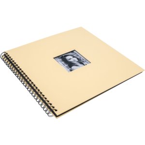 HNFD Album a spirale Khari melone a coste 33x33 cm 50 pagine nere