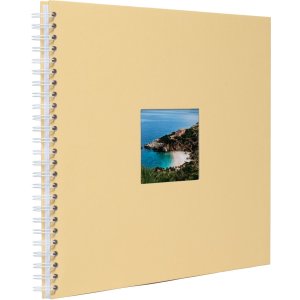 HNFD Album a spirale Khari melone a coste 33x33 cm 50 pagine bianche