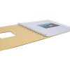 HNFD Album a spirale Khari melone a coste 33x33 cm 50 pagine bianche