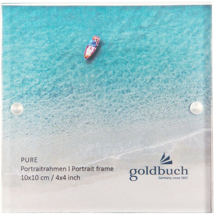 Goldbuch Cornice per foto in acrilico puro da 10x10 cm a 15x20 cm