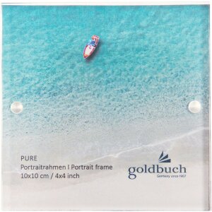Goldbuch Cornice per foto in acrilico puro da 10x10 cm a...