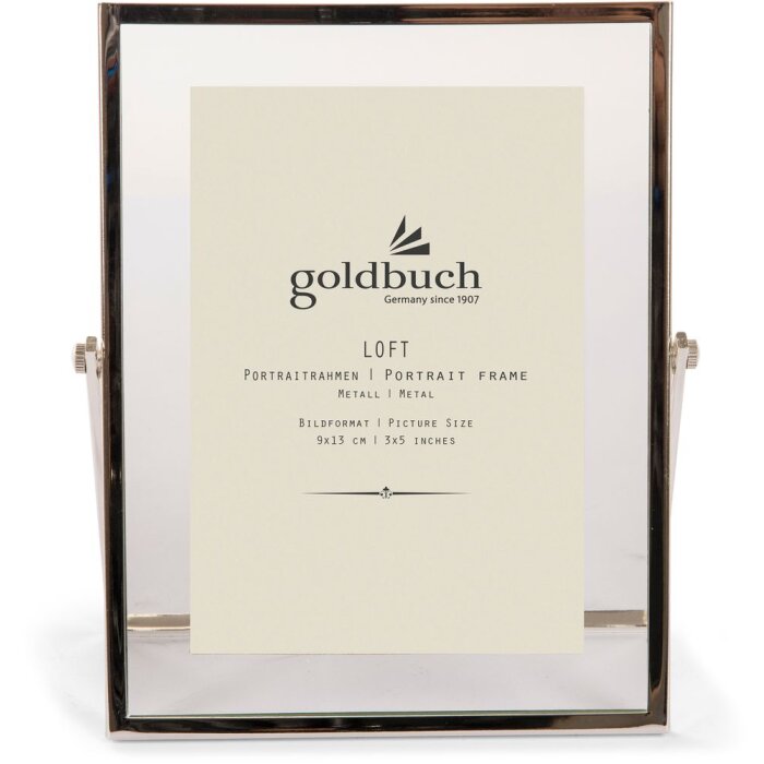 Goldbuch Cornice per foto Loft da 5x8 cm a 15x20 cm argento
