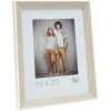 S46CH1 Cornice per quadri in colore naturale con bordo bianco