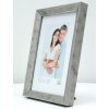 S46DD1 Cornice per foto in argento con bordo argentato