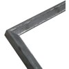 S46DF7 Cornice per foto in grigio con bordo argentato