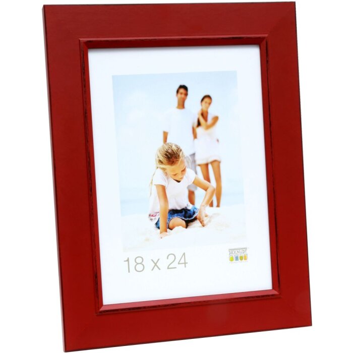 S46FF4 Cornice dipinta in rosso