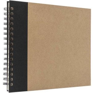Album a spirale Panodia Eskis nero 23x27 cm 60 pagine...