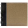 Album a spirale Panodia Eskis nero 23x27 cm 60 pagine bianche
