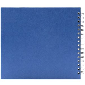 Album a spirale Panodia Manilla blu 23x27 cm 60 pagine bianche