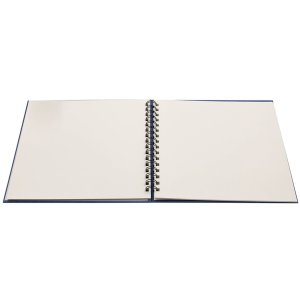 Album a spirale Panodia Manilla blu 23x27 cm 60 pagine bianche
