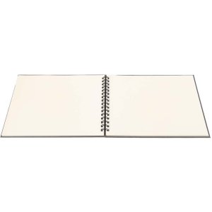 Panodia Album a spirale Manille 23x34 cm grigio 60 pagine bianche