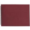 Album a spirale Panodia Manille rosso 23x34 cm 60 pagine bianche